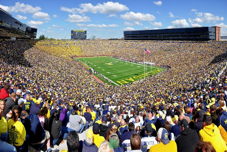 Michigan Football: Only one Big Ten stadium topped the Big House in ESPN's Top 25