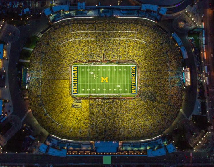 Michigan Football: Only one Big Ten stadium topped the Big House in ESPN's Top 25