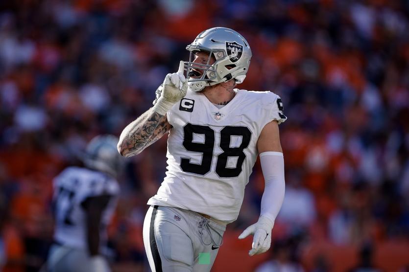 NFL execs rank Raiders DE Maxx Crosby as No. 5 EDGE rusher